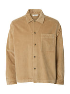 Selected OTTO-KRIS CORD OVERSHIRT - Cornstalk