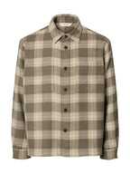 Selected OLE-PABLO WOOL BLEND OVERSHIRT - Oatmeal Walnut