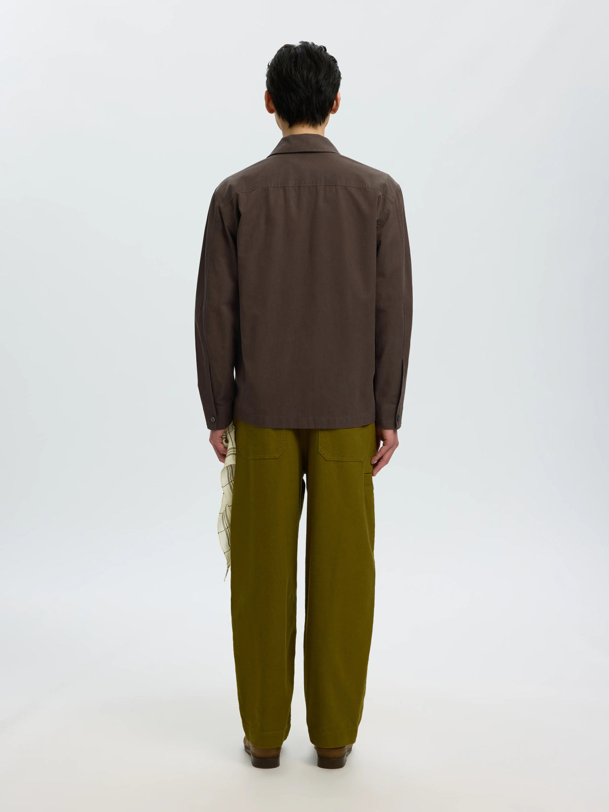 Selected SLMRLXSVEND DOMESTIC LIGHT OVERSHIRT - Turkish Coffee