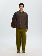 Selected SLMRLXSVEND DOMESTIC LIGHT OVERSHIRT - Turkish Coffee