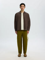Selected SLMRLXSVEND DOMESTIC LIGHT OVERSHIRT - Turkish Coffee
