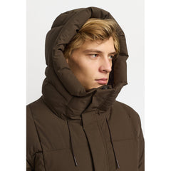 Revolution Hooded Puffer Jacket 7896 i Darkbrown mørkebrun – billede 4