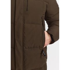 Revolution Hooded Puffer Jacket 7896 i Darkbrown mørkebrun – billede 5