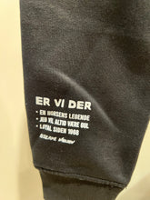 Indlæs billede til gallerivisning Bjerne Hoodie Black Big Logo
