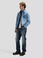 LEE Regular Leesure Shirt - Indigo Railroad Texture