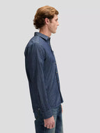 LEE Regular Leesure Shirt - Indigo Railroad Texture