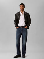 Calvin Klein Long Sleeve Yarn-Dyed Striped Supima Stretch Shirt