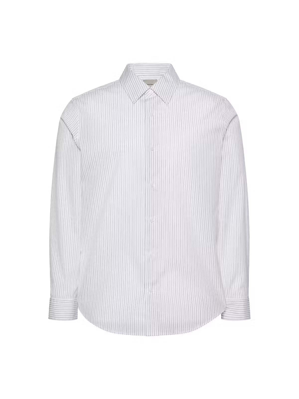 Calvin Klein Long Sleeve Yarn-Dyed Striped Supima Stretch Shirt