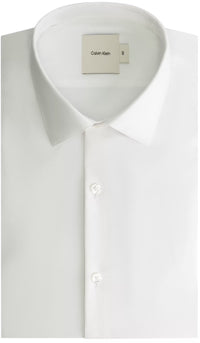 Calvin Klein SLIM PERF WOVEN STR SLD White