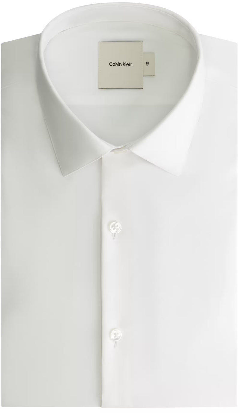Calvin Klein SLIM PERF WOVEN STR SLD White