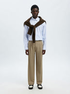 Selected Performance Stretch Slim Fit Skjorte - Bright White/Light Blue