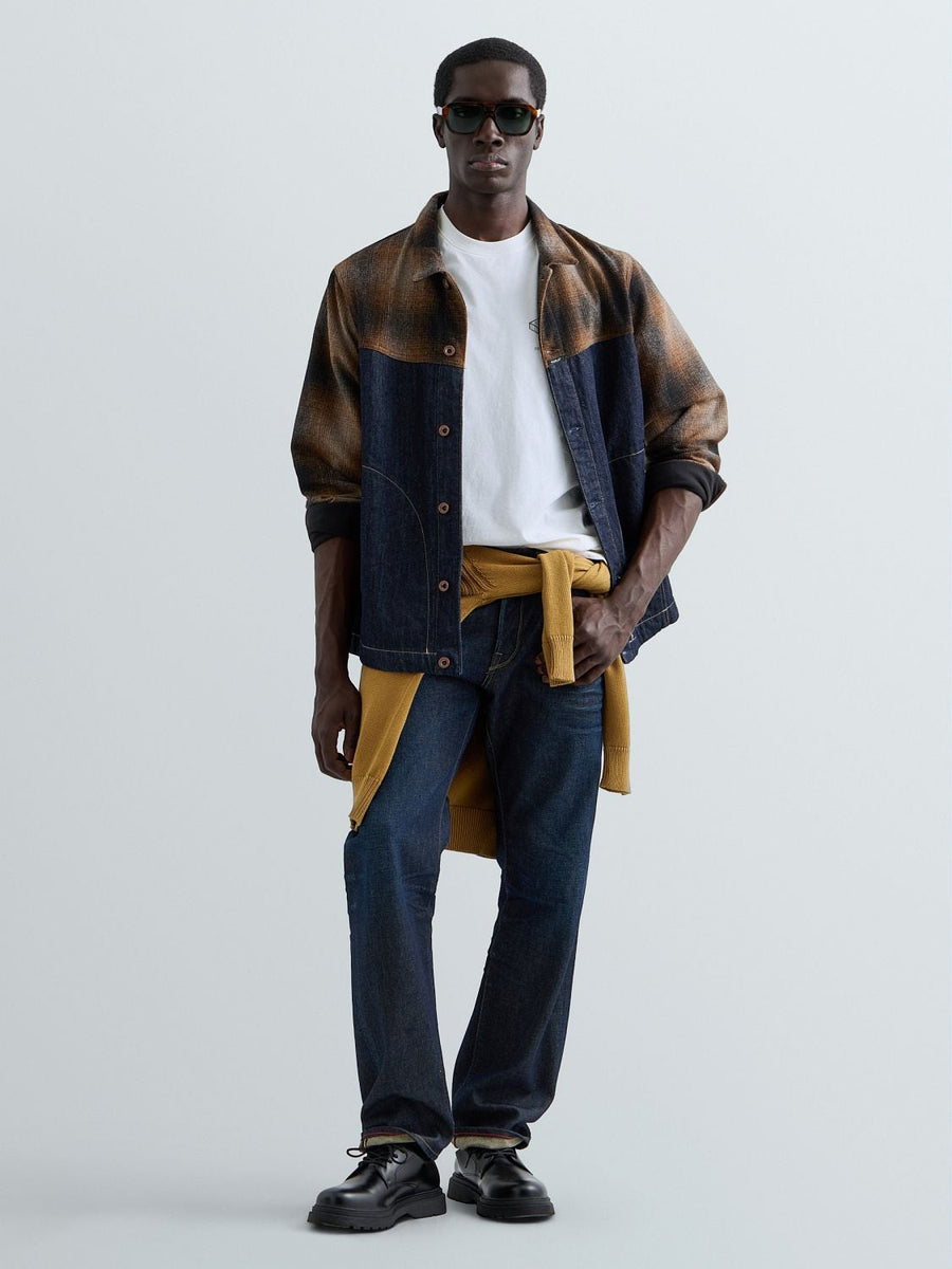 Replay Relaxed Fit T-shirt med industrielt print i Gardenia cremehvid