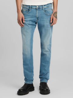Replay Anbass Slim Fit Jeans i Light Blue lyseblå – billede 2