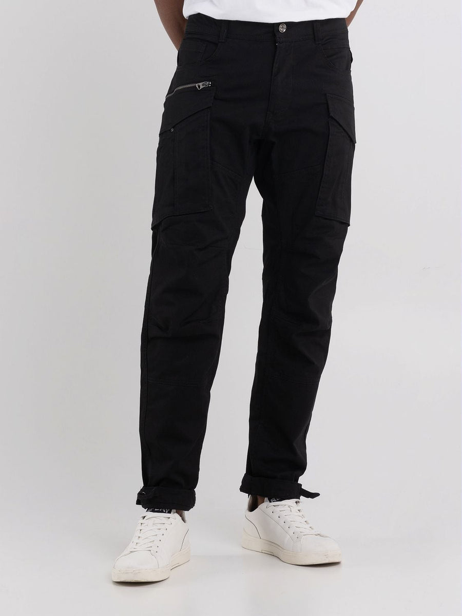 Replay Joe Cargo Trousers i Black sort – billede 3
