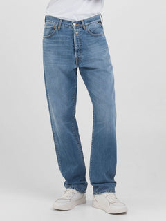 Replay M9Z1 Straight Fit Jeans i Medium Blue mellemblå – billede 3