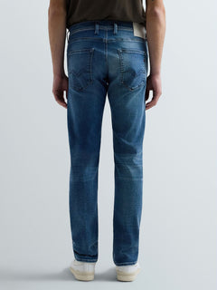 Replay Grover Straight Fit Jeans i Medium Blue mellemblå – billede 3