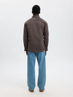 Selected Performance Stretch Slim Fit Skjorte - Morel/Mixed w. B