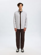 Selected Performance Stretch Slim Fit Skjorte - Bright White/Morel