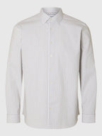 Selected Performance Stretch Slim Fit Skjorte - Bright White/Morel