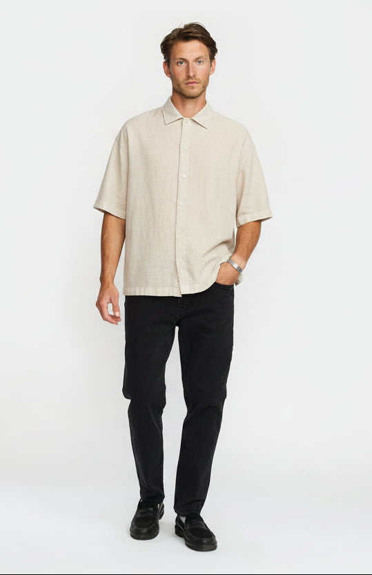 Revolution Oversize Short-sleeved Shirt / 3153 - Offwhite
