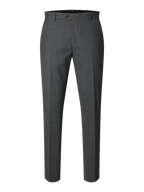 Selected SLIM WOOL BLEND TRS FLEX Dark Grey