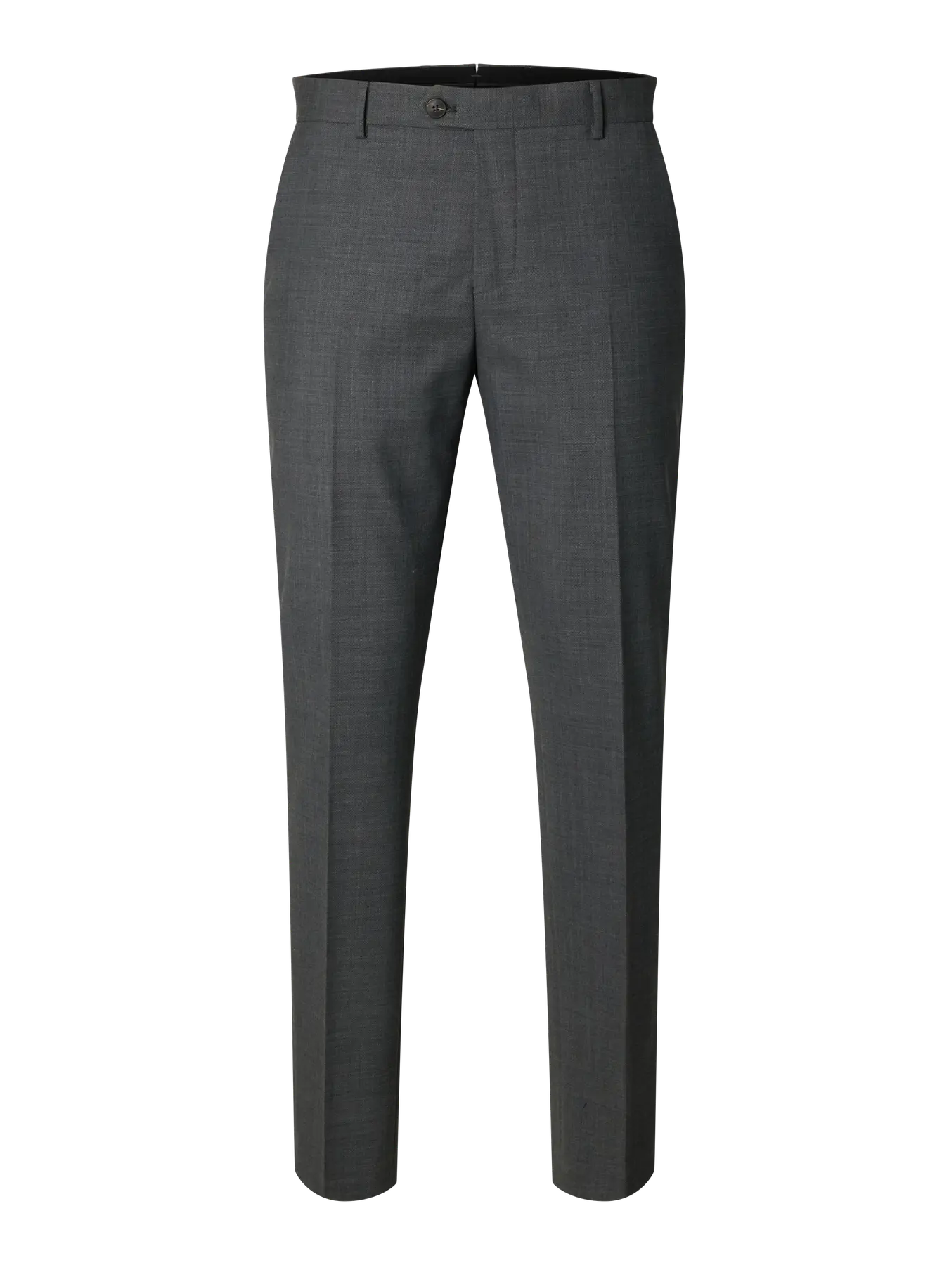 Selected SLIM WOOL BLEND TRS FLEX Dark Grey
