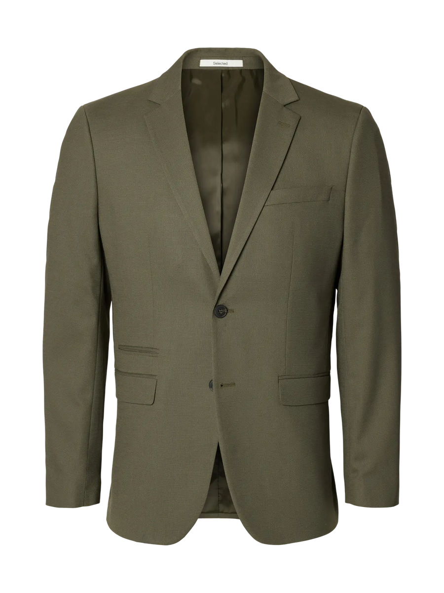 Selected Slim blazer i Kalamata olivengrøn – produktbillede