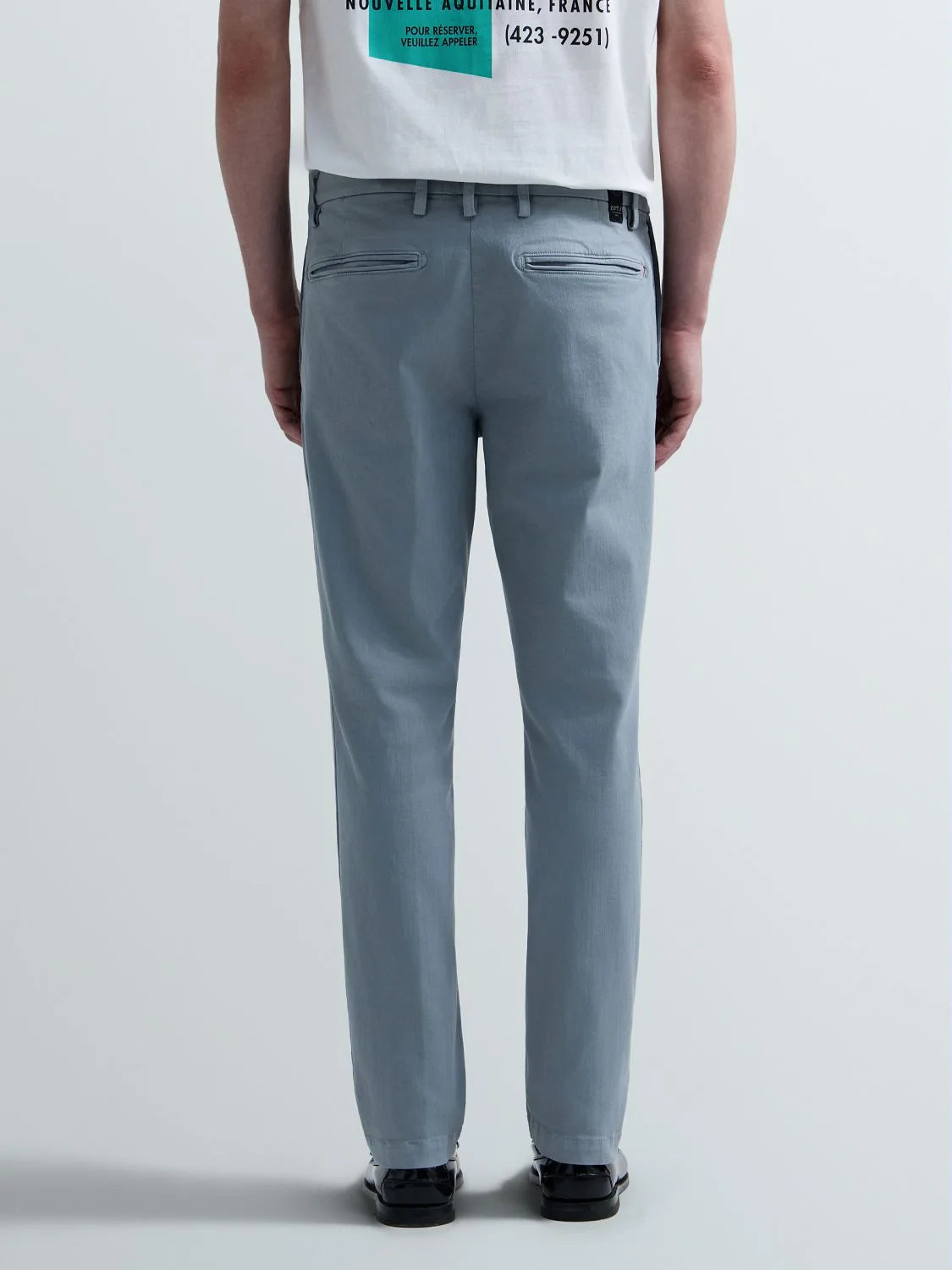 Replay m9722e BENNI REGULAR-FIT CHINO JEANS - PEWTER BLUE
