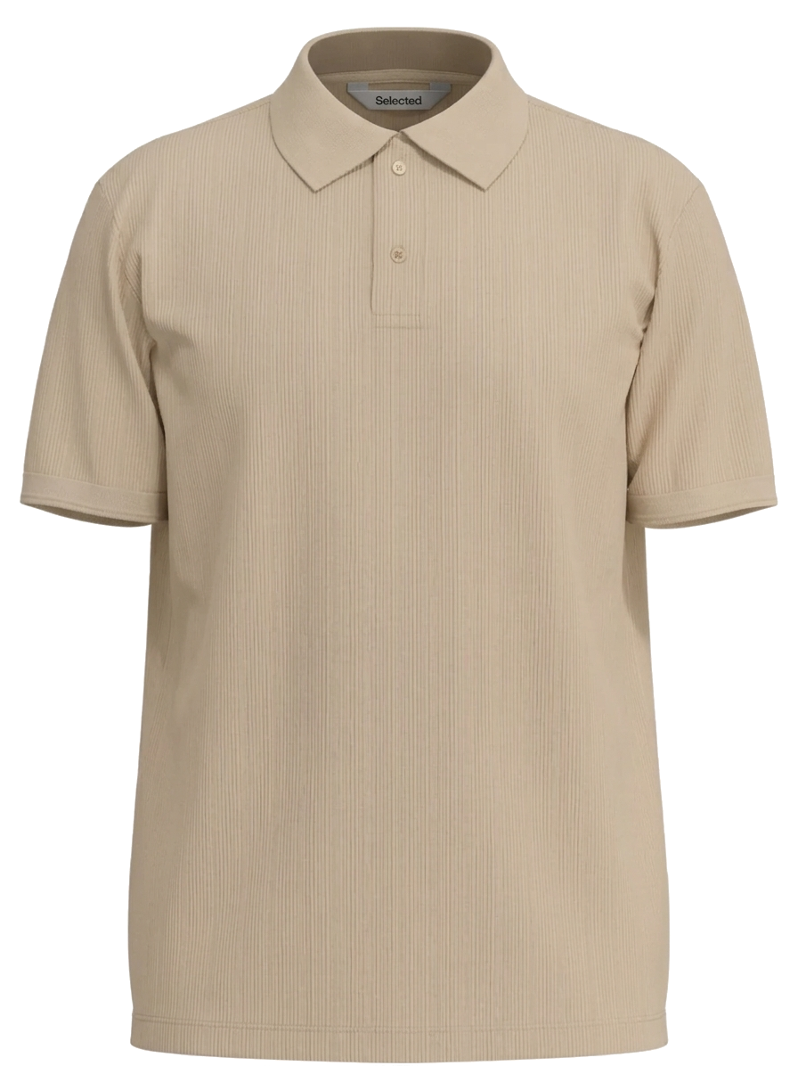Selected Cole Organic Cotton Polo - Angora
