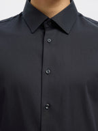 Selected Performance Stretch Slim Fit Skjorte - Black