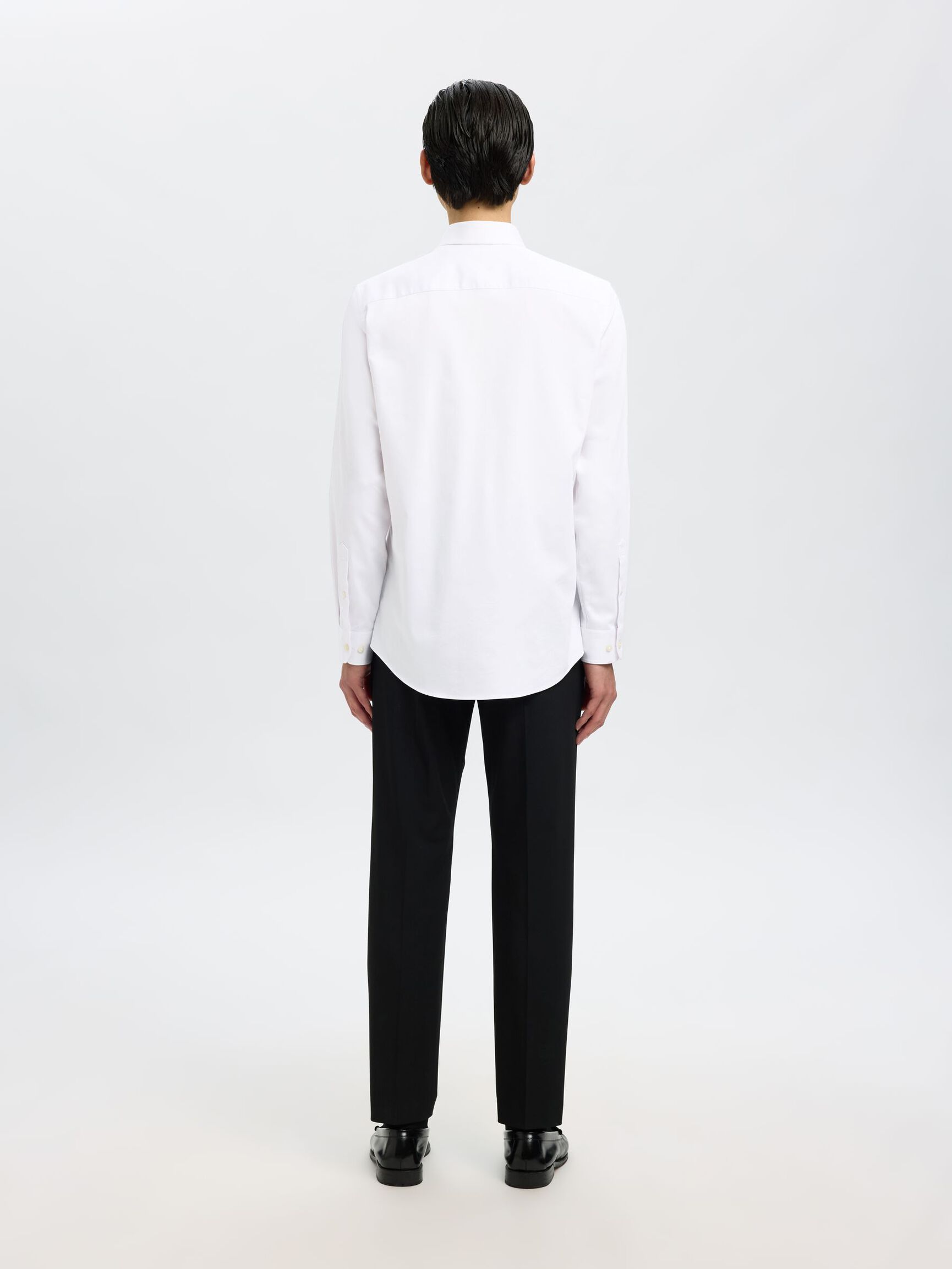 Selected Performance Stretch Slim Fit Skjorte - Bright White