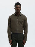 Selected Performance Stretch Slim Fit Skjorte - Forest Night