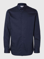 Selected Performance Stretch Slim Fit Skjorte - Sky Captain