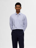 Selected Performance Stretch Slim Fit Skjorte - True Navy/Stripes