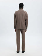 SELECTED SLIM-WOOL BLEND BLZ FLEX MOREL