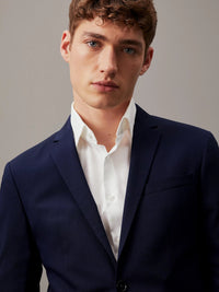Calvin Klein Slim single - breasted wol stretch Blazer - Supermen.dk