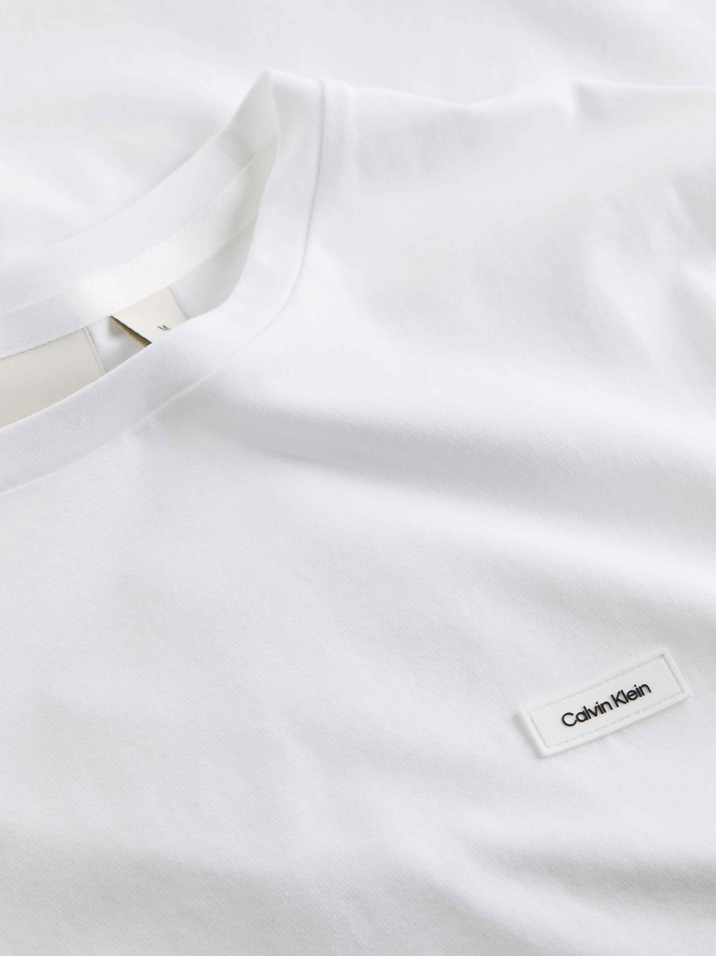 Calvin Klein STRETCH SLIM FIT T - SHIRT White - Supermen.dk