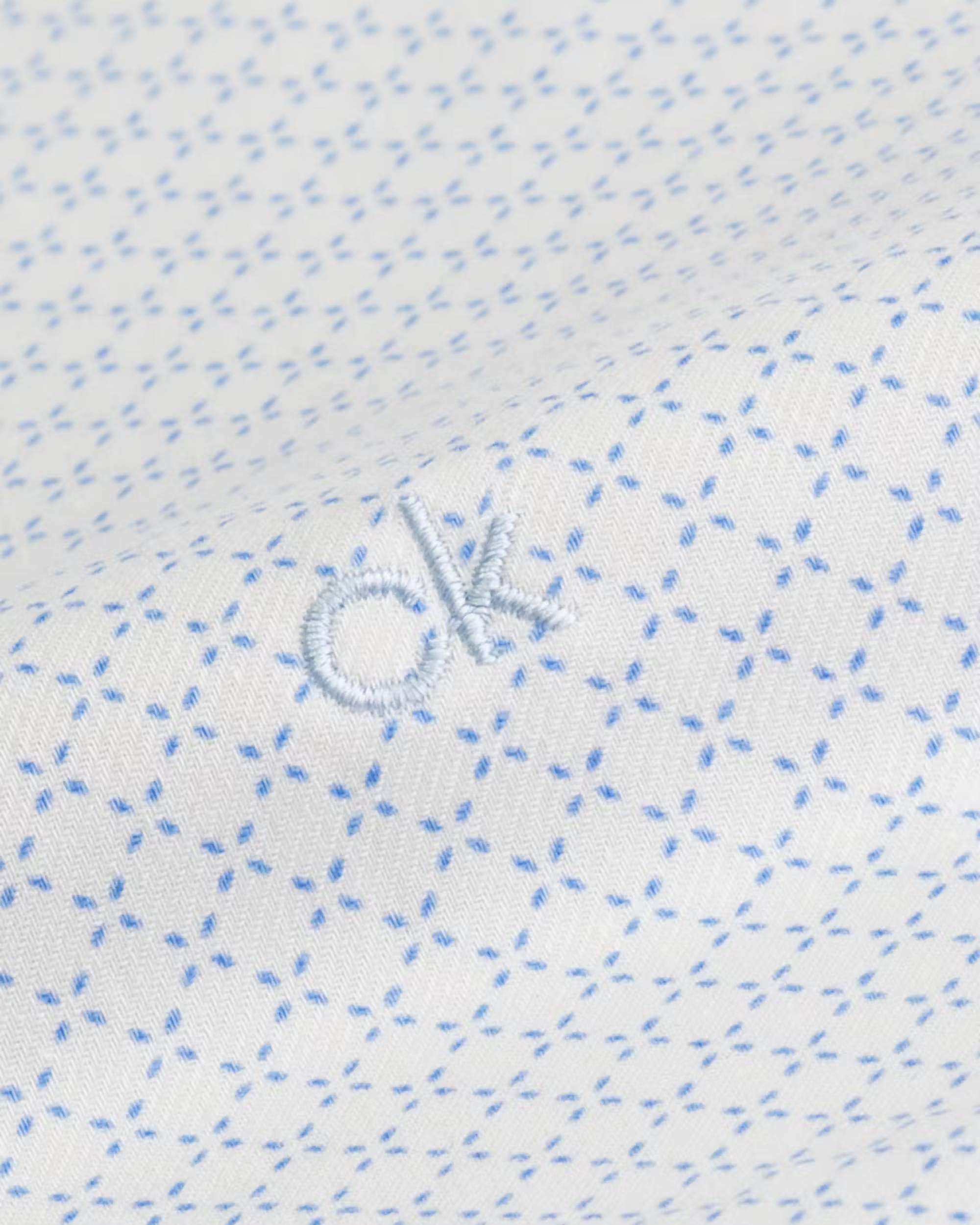 Calvin Klein TWILL BUSINESS PRINT SLIM SHIRT - Supermen.dk