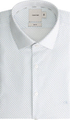 Calvin Klein TWILL BUSINESS PRINT SLIM SHIRT - Supermen.dk