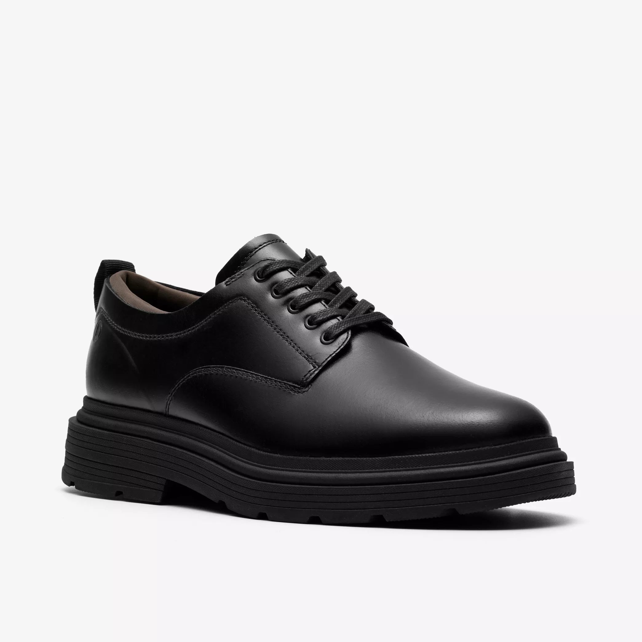 Clarks Badbury Lace Black Leather - Supermen.dk