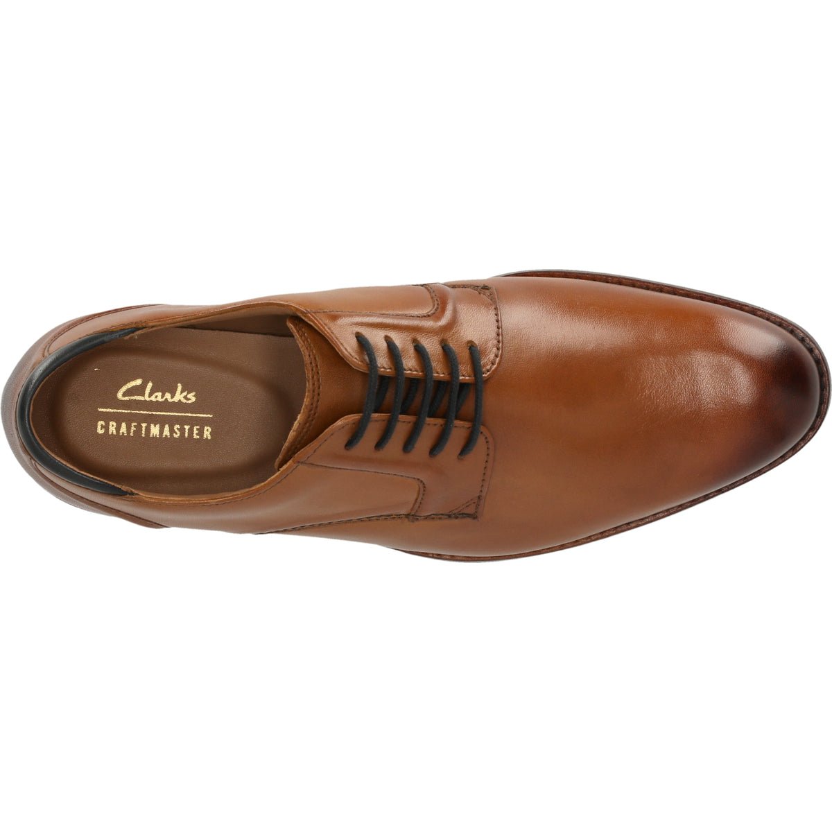Clarks Craft Arlo Lace Tan Leather - Supermen.dk