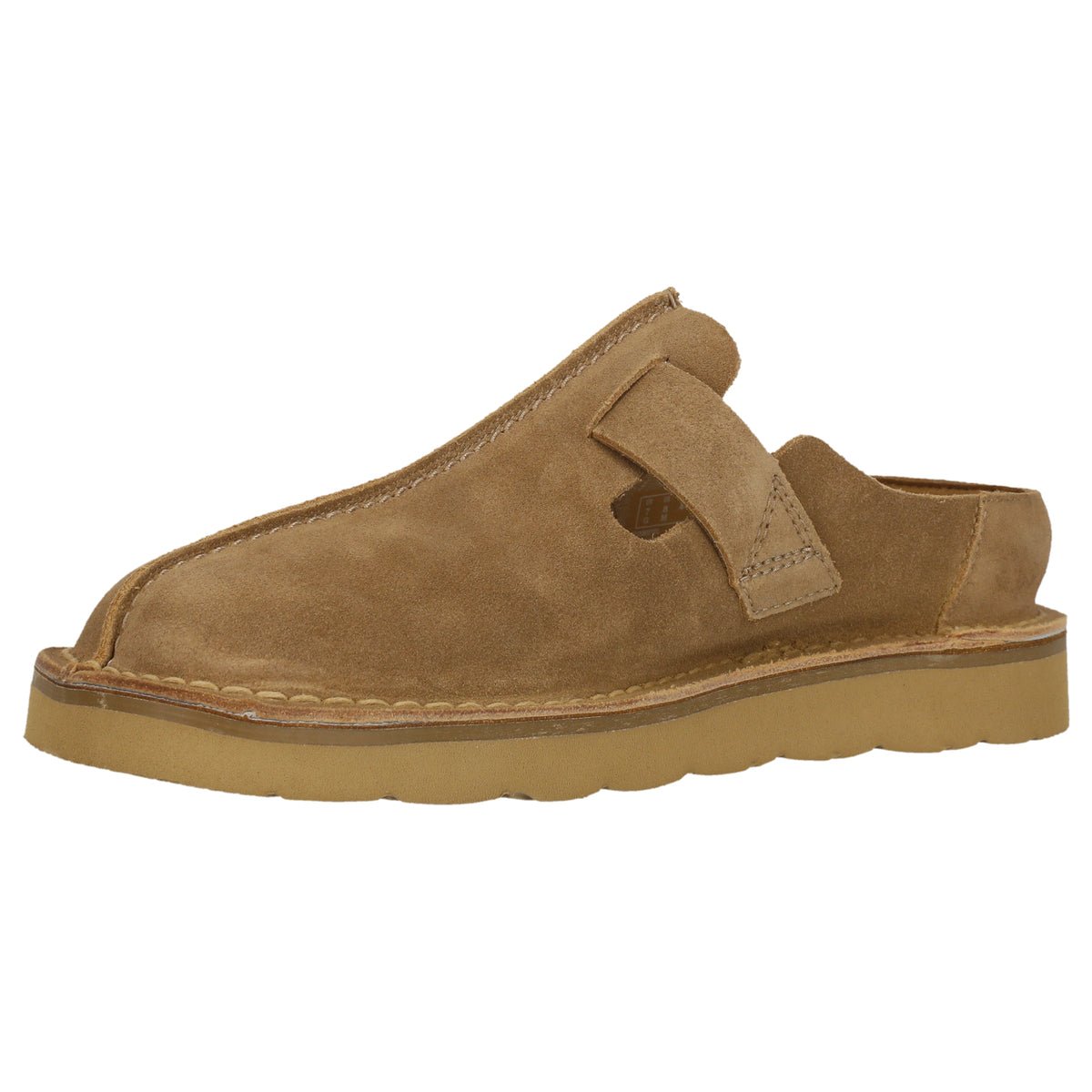 Clarks Solsbury Mule Dark Sand Suede - Supermen.dk
