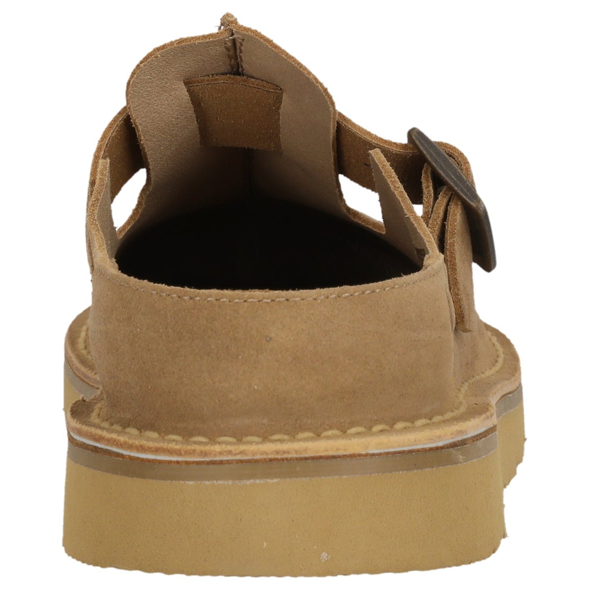 Clarks Solsbury Mule Dark Sand Suede - Supermen.dk