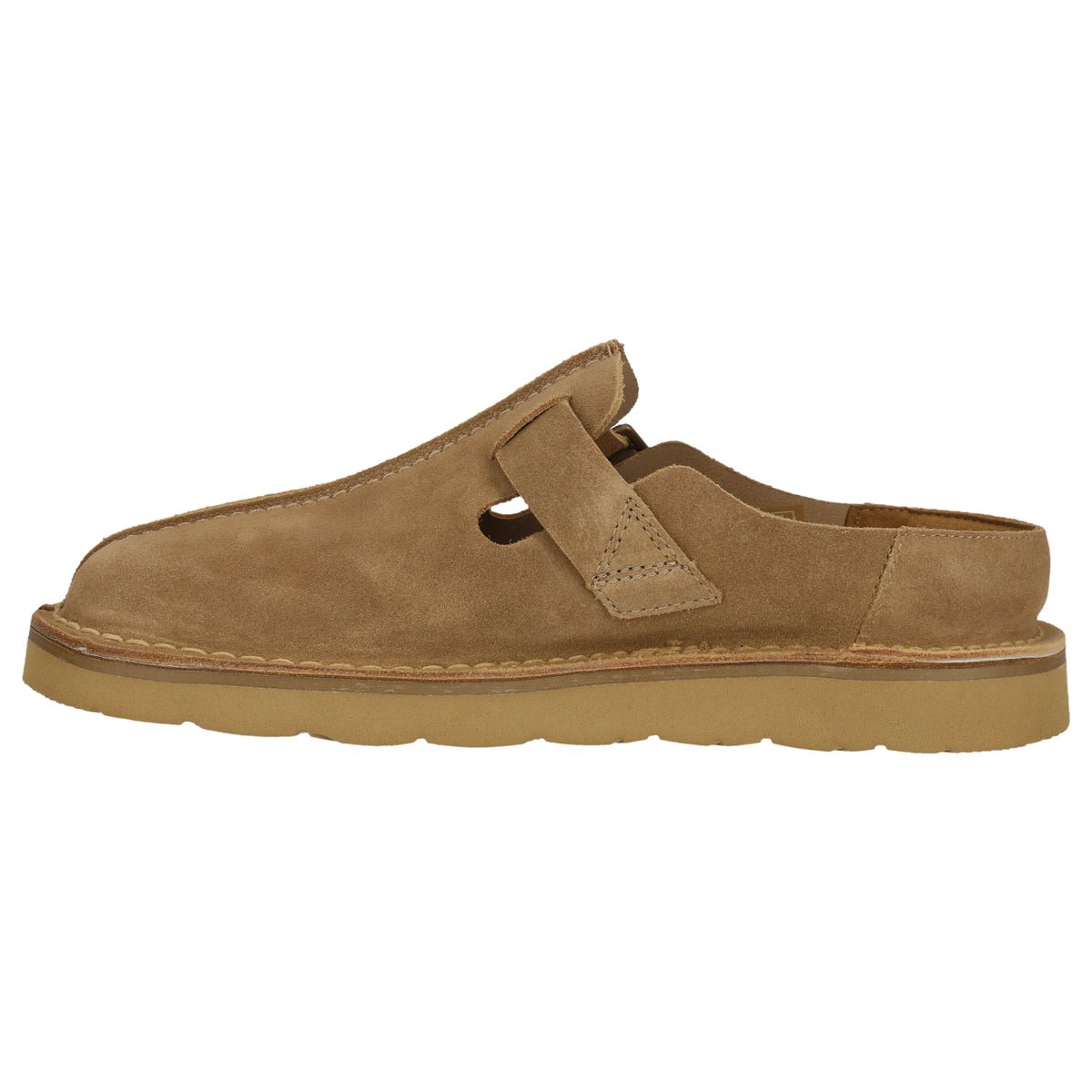 Clarks Solsbury Mule Dark Sand Suede - Supermen.dk
