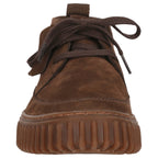 Clarks Torhill Lace Hi Dark Brown Nubuck - Supermen.dk