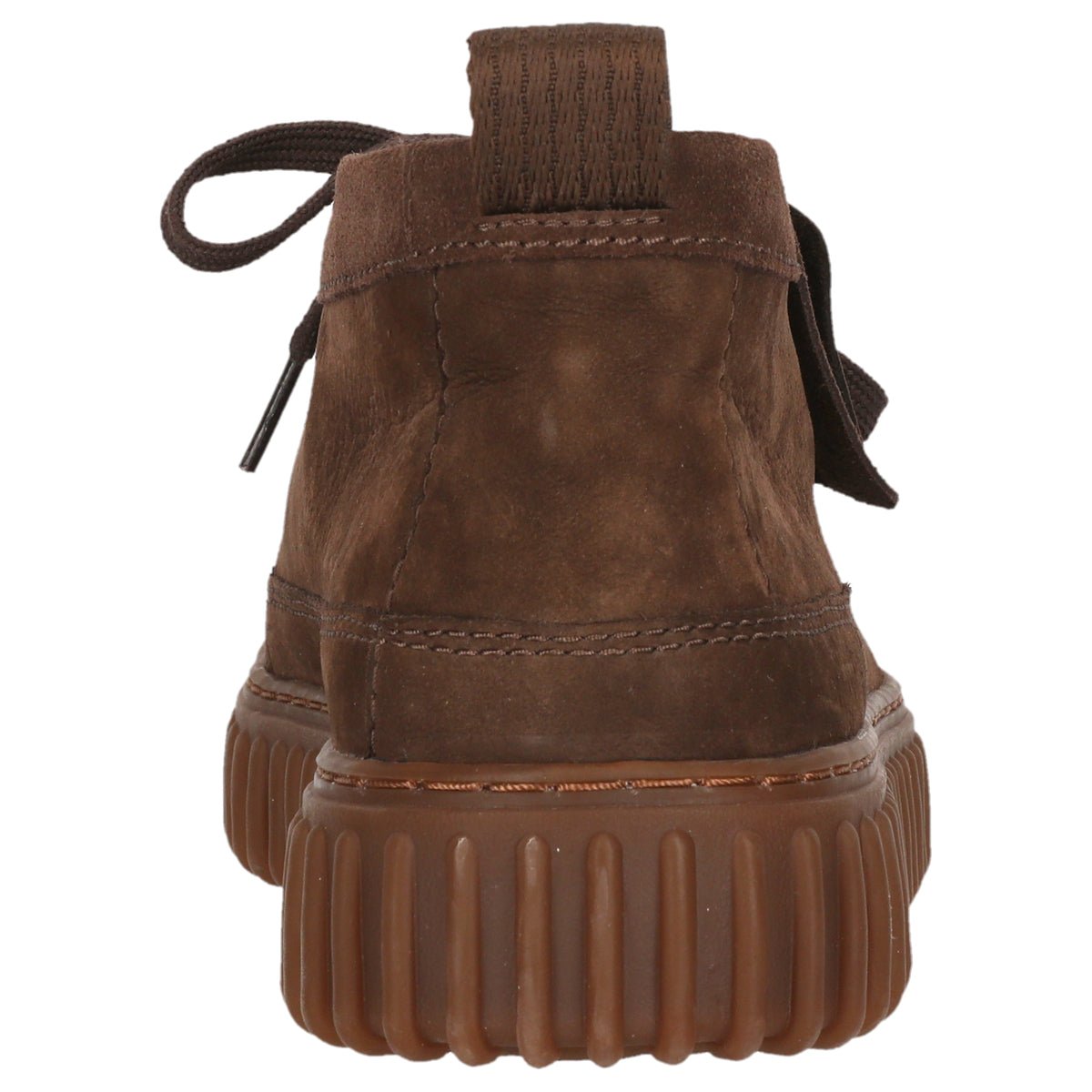 Clarks Torhill Lace Hi Dark Brown Nubuck - Supermen.dk