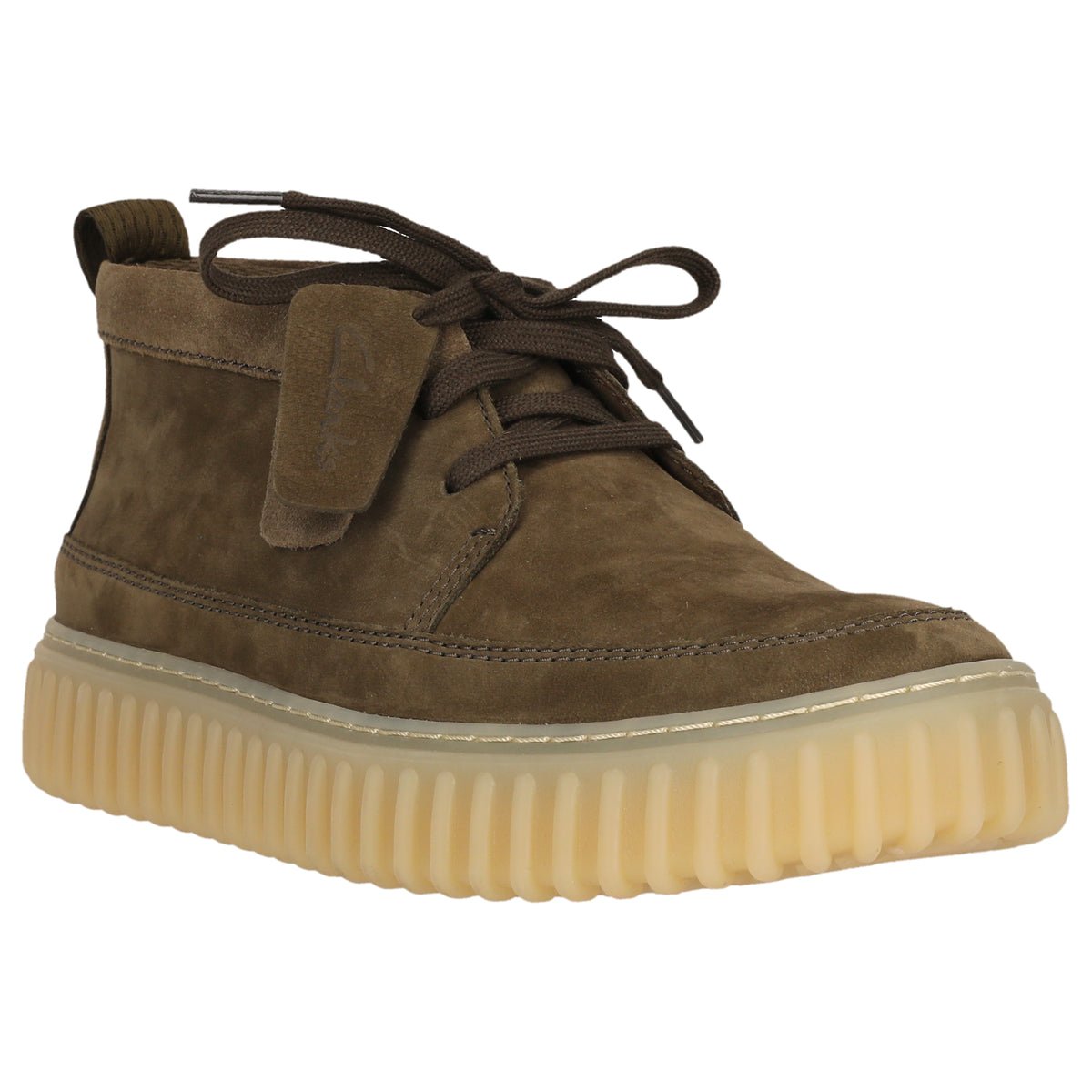 Clarks Torhill Lace Hi Khaki - Supermen.dk