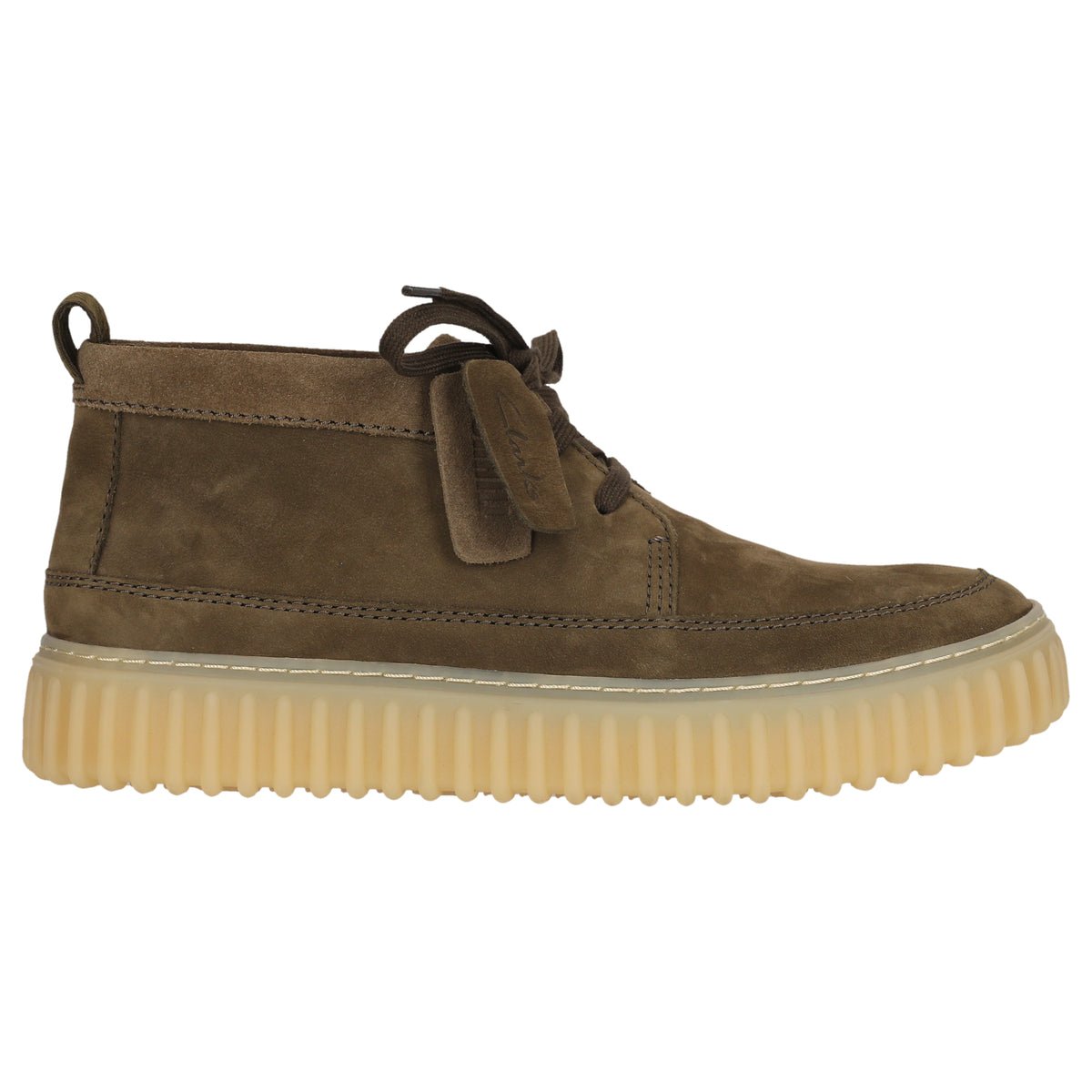 Clarks Torhill Lace Hi Khaki - Supermen.dk