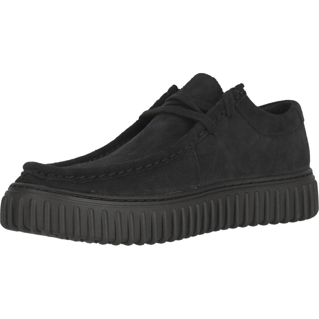 Clarks Torhill Lo Black Suede - Supermen.dk