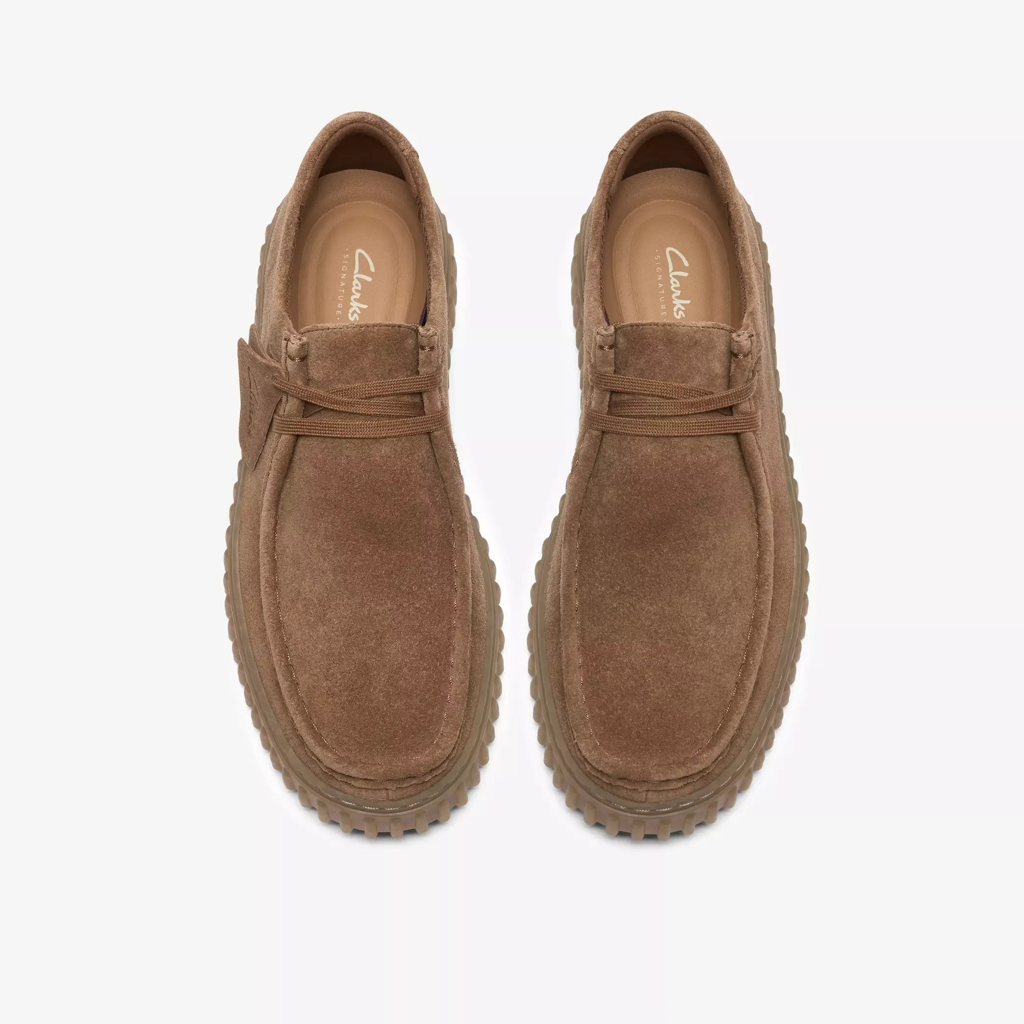Clarks Torhill Lo sko i Cola Suede brun ruskind til mænd fra MEN – supermen.dk